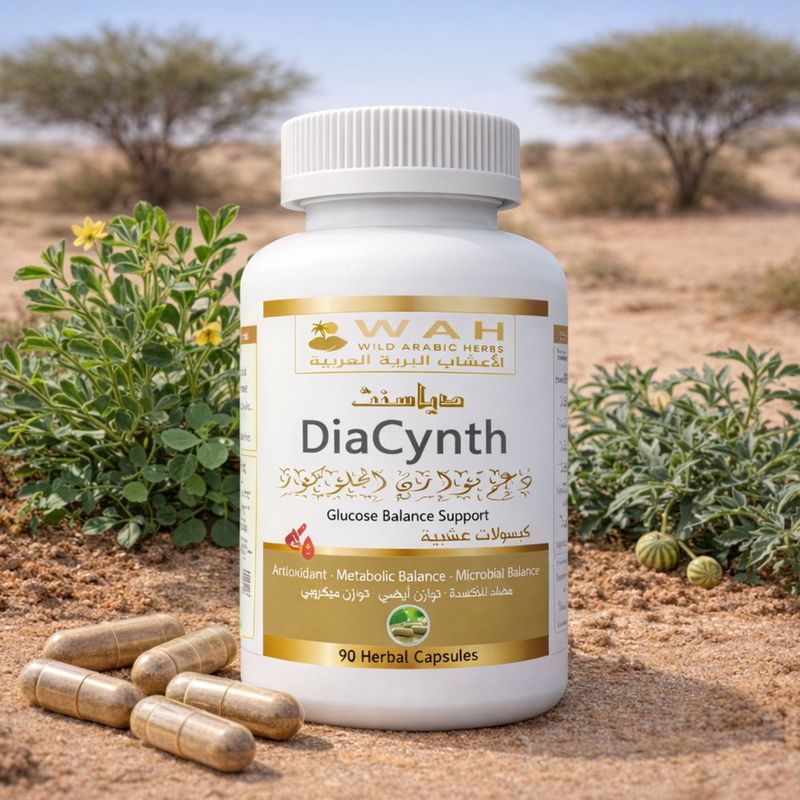 DiaCynth – Desert Herbs Formula for Diabetes Syndrome Control (90 Capsules)