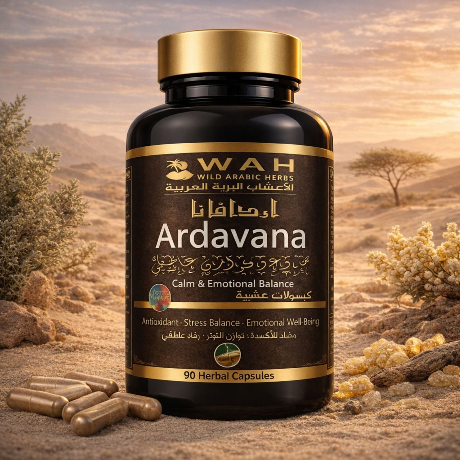 Ardavana – Desert Herbs Formula for Emotional Balance and Mental Health (90 Capsules)