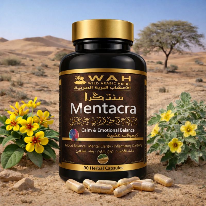 Mentacra – Desert Herbs Formula for Emotional Balance and Mental Health (90 Capsules)