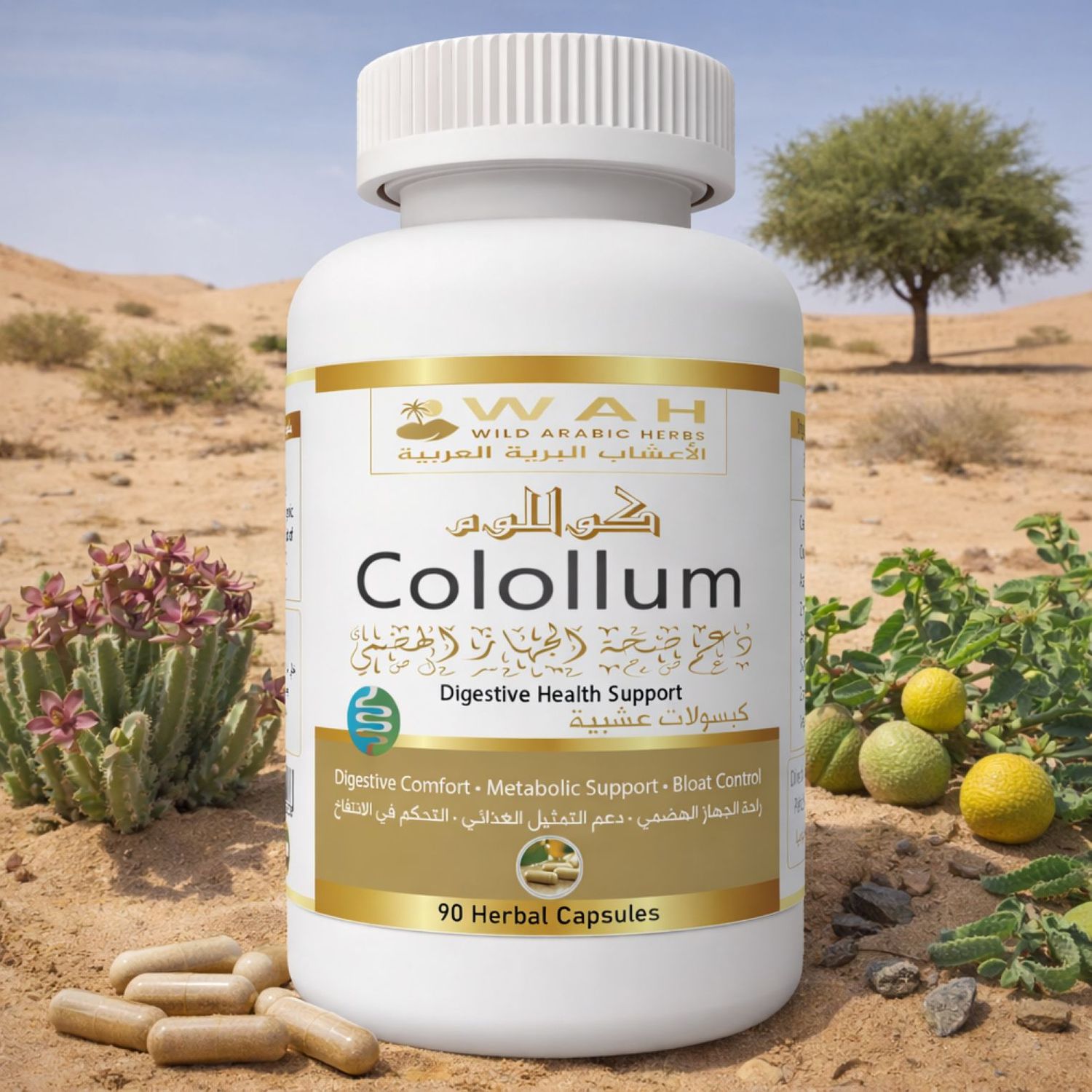 Colollum – Desert Herbs Formula for Digestive Health (90 Capsules)