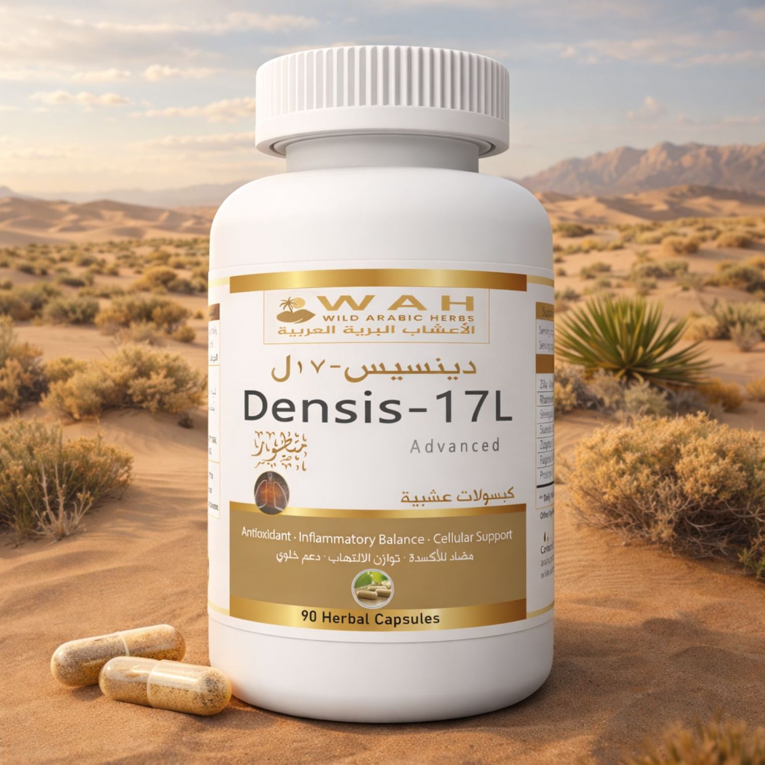 Densis-17L - Desert Herbs Formula for Lung Cancer (90 Capsules)