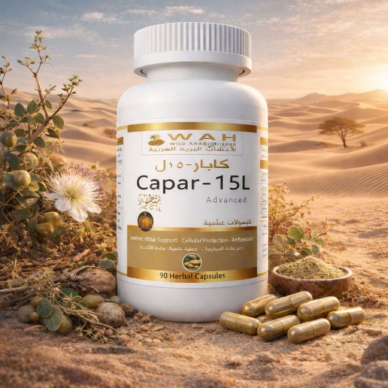 Capar-15L - Desert Herbs Formula for Lung Cancer (90 Capsules)