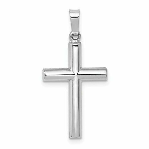 XR1436  14k White Gold Cross