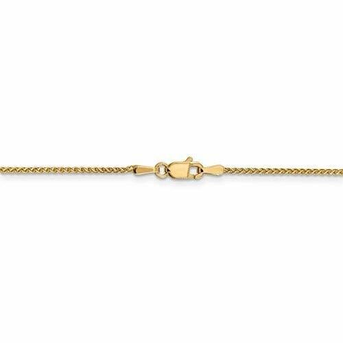 PEN62  14k Yellow Gold D/C Spiga Chain