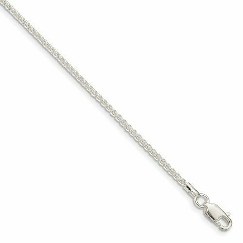 QSP040  Sterling Silver Round Spiga Chain