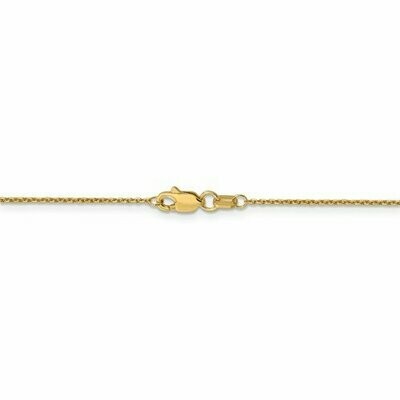PEN17 14k Yellow Gold D/C Cable Chain