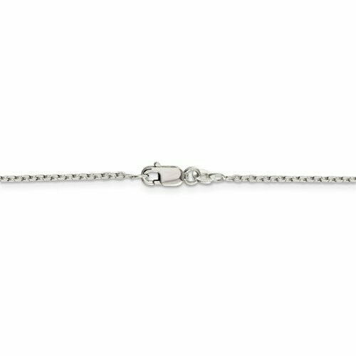 QCA050 Sterling Silver Beveled Cable Chain