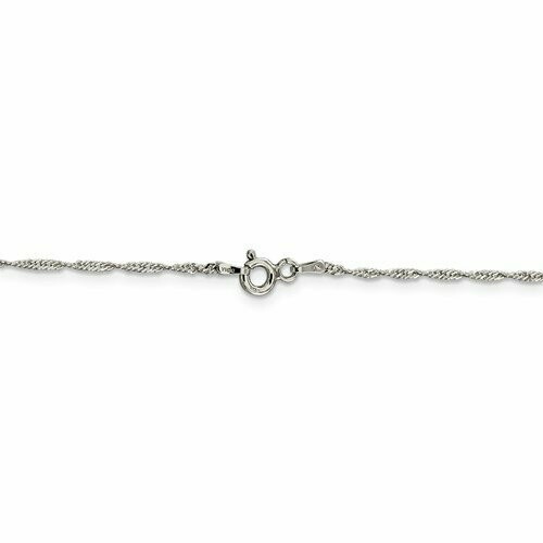 QFC68  Sterling Silver Singapore Chain