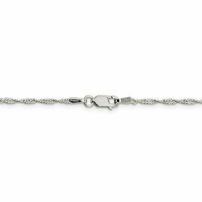 QFC98 Sterling Silver Singapore Chain
