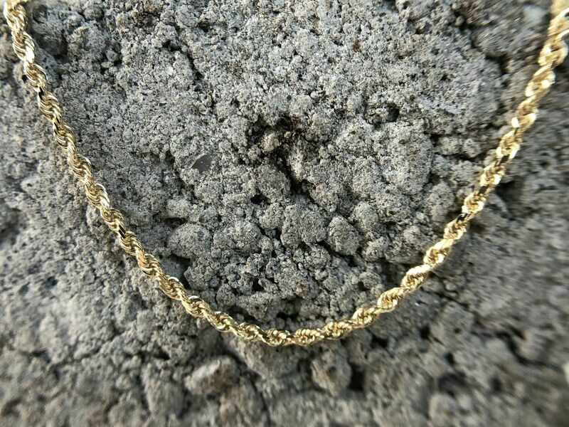 CG RDC-010  14k Yellow Gold Rope Chain