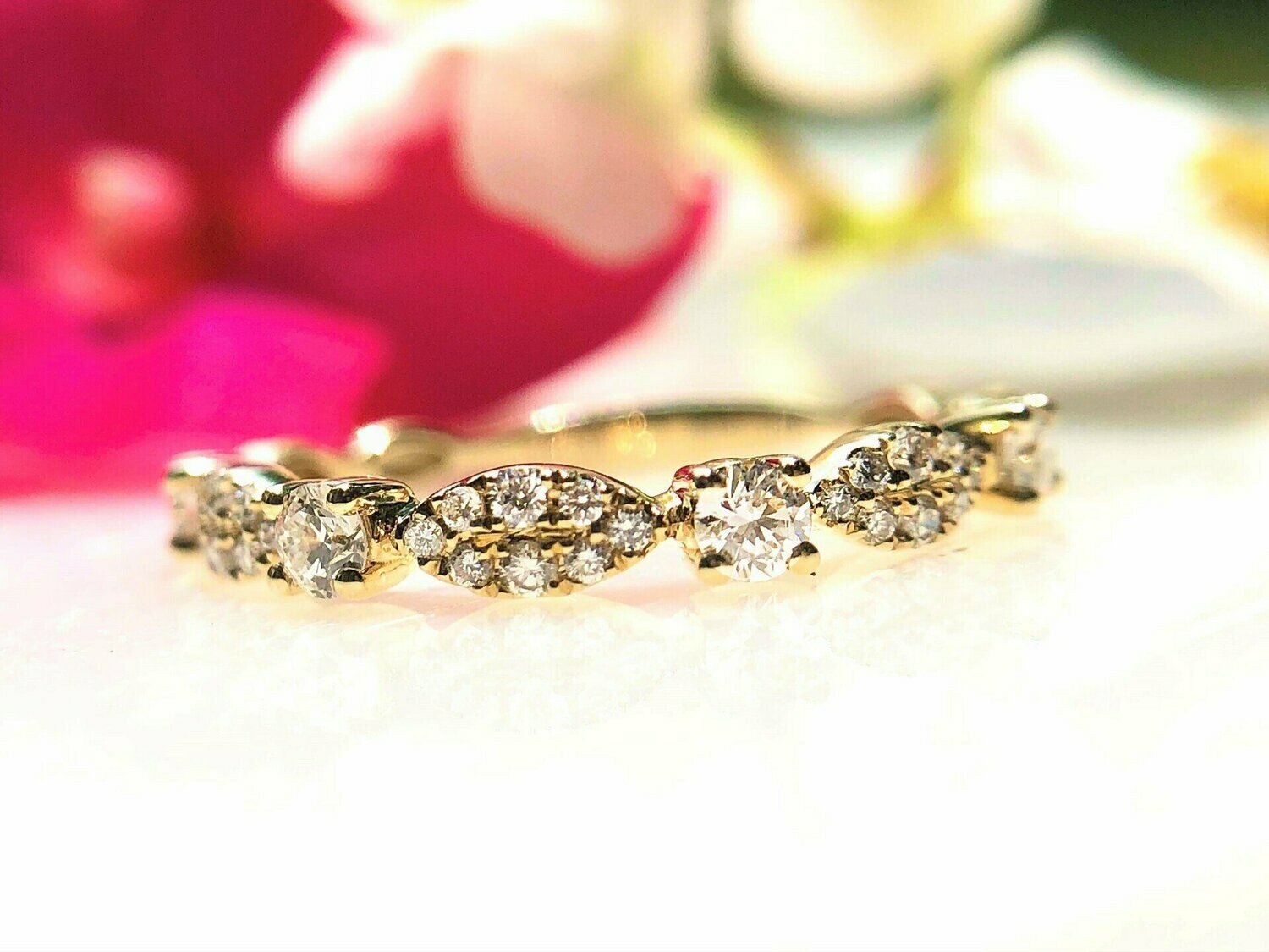 25169970  14k Yellow Gold Diamond Band