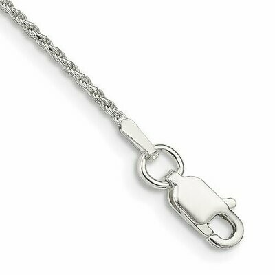 QDC015 Sterling Silver D/C Rope Chain