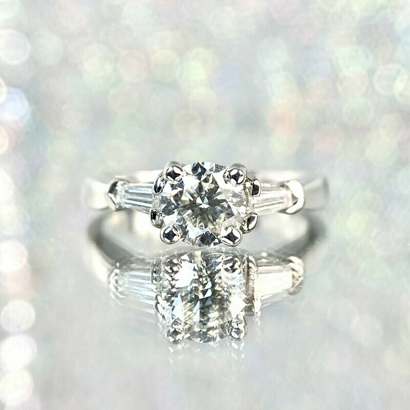 Rego 5838-03 14k White Gold Diamond Engagement Ring Mounting (Center Diamond Not Included)(Clearance Priced) Rego 5838-03 14k White Gold Diamond Engagement Ring Mounting (Center Diamond Not Included)(Clearance Priced)