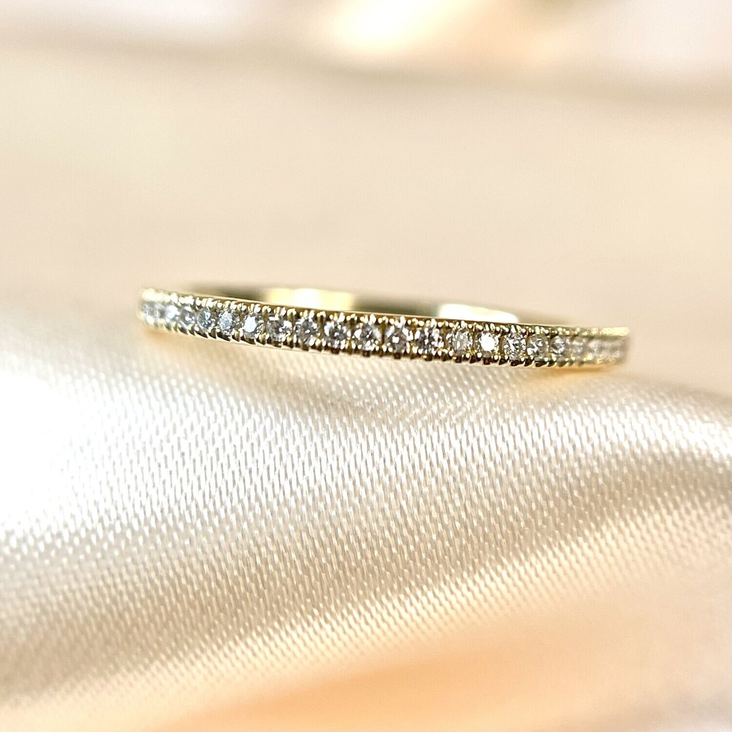 23960123  14k Yellow Gold .09cttw Diamond Band