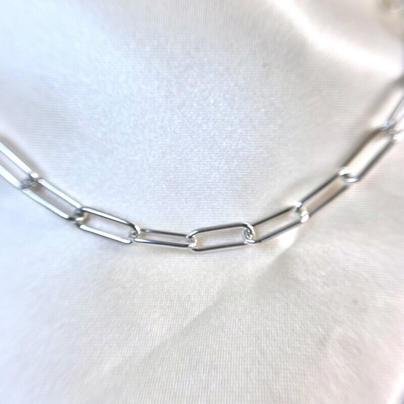 CG PCRS-120  Sterling Silver Paperclip Chain - ON SALE!!