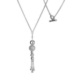 Hot DIamonds DN052 Silver Dangle Necklace with Diamond - CLEARANCE!!