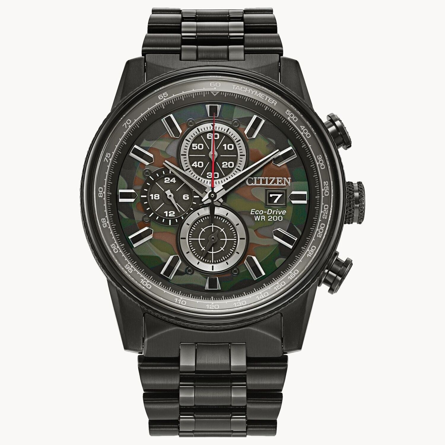 Citizen CA0805-53X Men's Eco-Drive Nighthawk Green Dial Watch