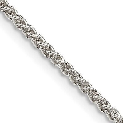 QSP050 Sterling Silver Round Spiga Chain