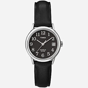 Timex  T2N5259J Ladies Easy Reader 25mm Leather Strap Watch