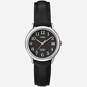 Timex T2N5259J Ladies Easy Reader 25mm Leather Strap Watch
