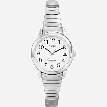 Timex T2H3719J Ladies Easy Reader 25mm Expansion Band Watch