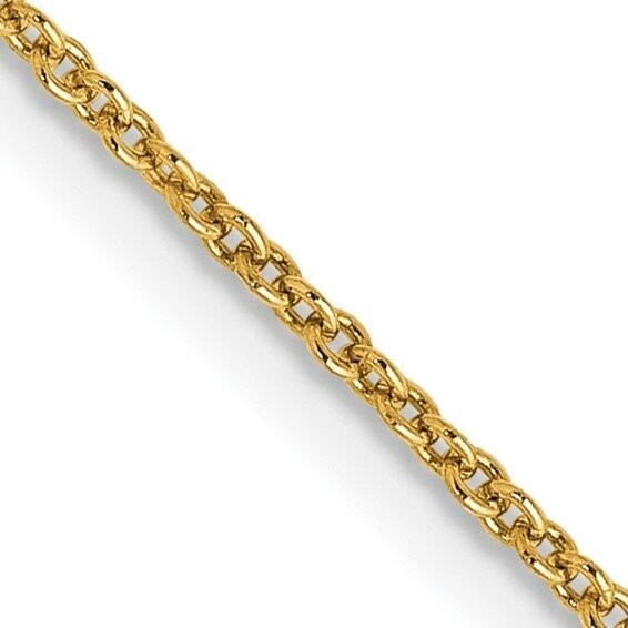 PEN213-18 14K Yellow Gold Cable Chain