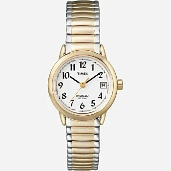 Timex T2H4919J Easy Reader 25mm two-toned bracelet watch