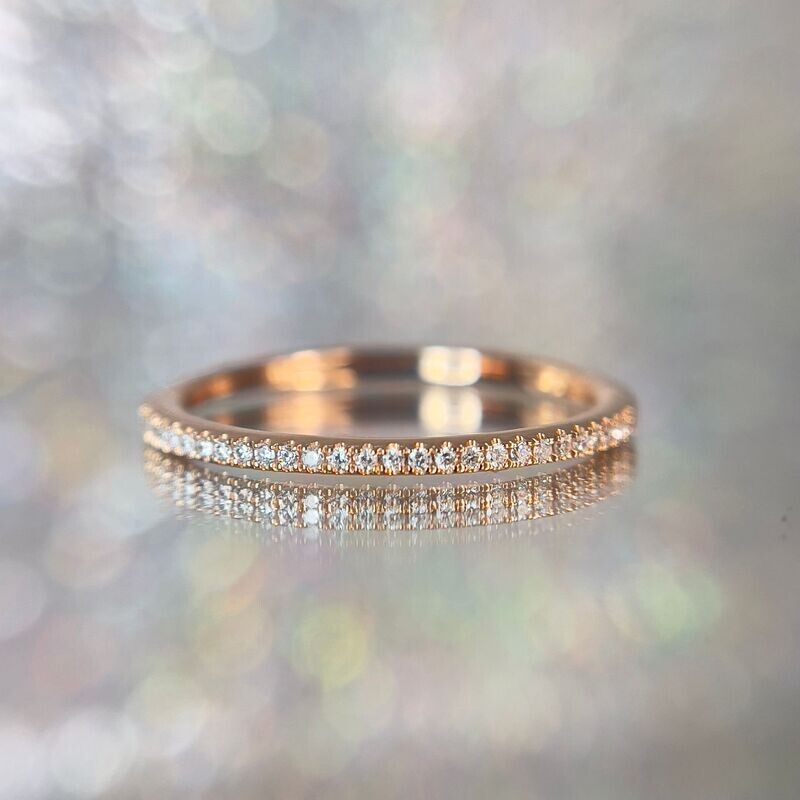 24277741  14k Rose Gold .07cttw Diamond Band 24277741  14k Rose Gold .07cttw Diamond Band