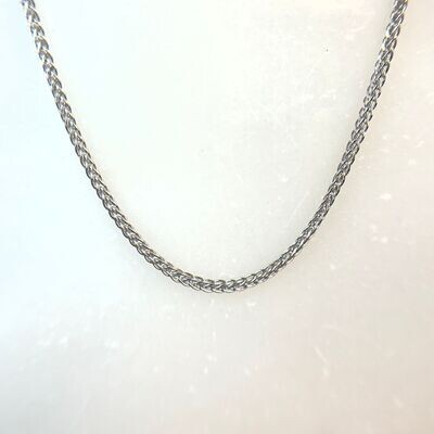 CG WWTS-030R Sterling Silver Wonder Wheat Chain