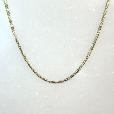 Canary 14k Yellow Gold D/C Chain