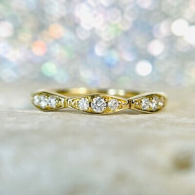 24515066 14k Yellow Gold Diamond Stackable Band