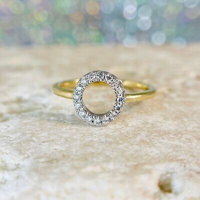 24515371 14k Yellow/White Gold Diamond Fashion Ring
