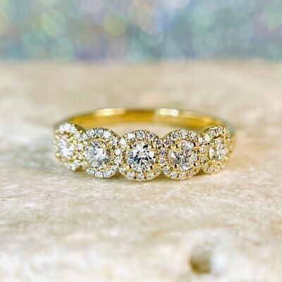 24411860 14k Yellow Gold Diamond Fashion Ring