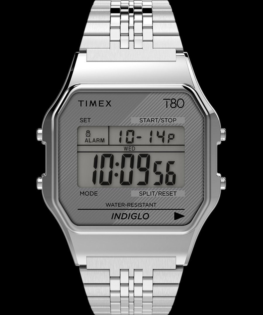 Timex TW2R79300YB Digital T80 Stainless Watch