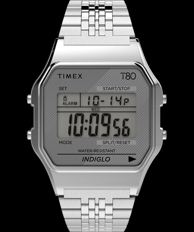 Timex TW2R79300YB Digital T80 Stainless Watch