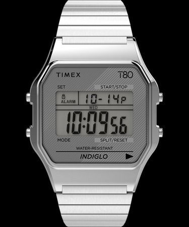 Timex TW2R79100VQ T80 Digital Stainless Expansion Watch