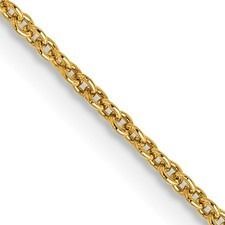 10PE213 10k Yellow Gold Cable Chain