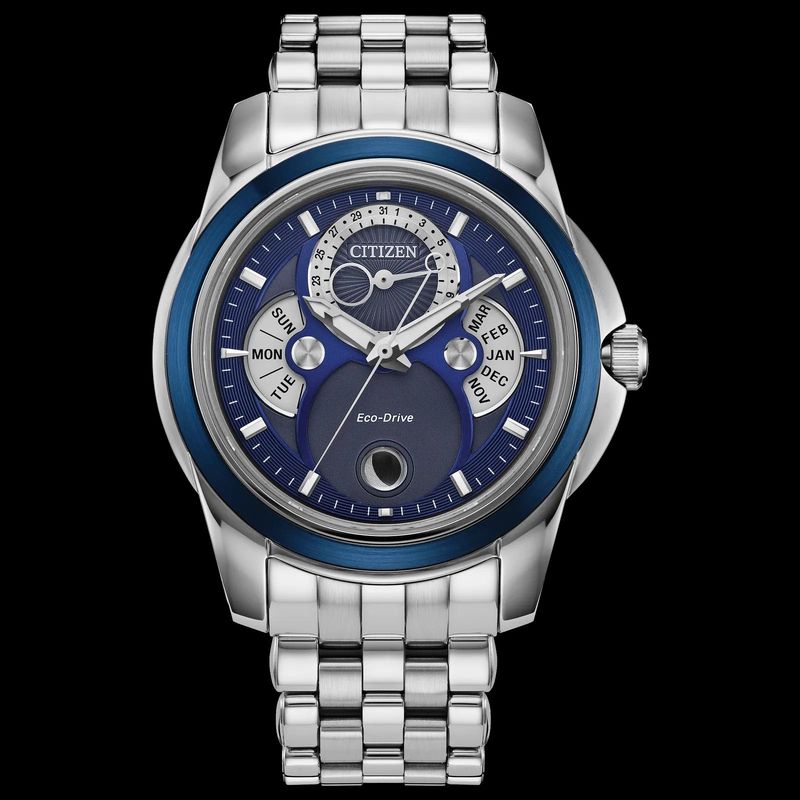 Citizen BU0088-51H Gent's Eco-Drive Calendrier Blue Face Watch
