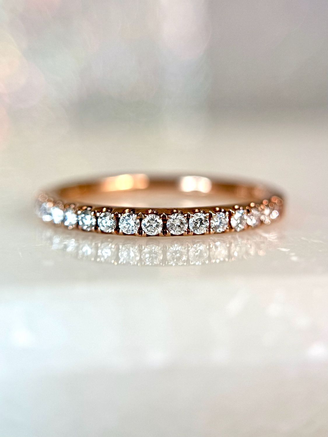 23036480 14k Rose Gold 1/4cttw Diamond Band 23036480 14k Rose Gold 1/4cttw Diamond Band