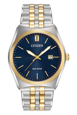 Citizen BM7334-58L  Eco-Drive Men's Two-Toned Watch with Blue Face