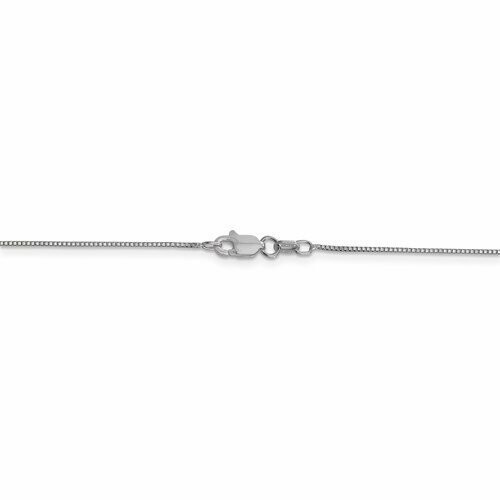 WLB050L  14k White Gold Box Chain