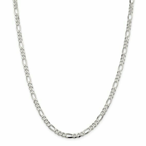 QFG120 Sterling Silver Figaro Chain QFG120 Sterling Silver Figaro Chain