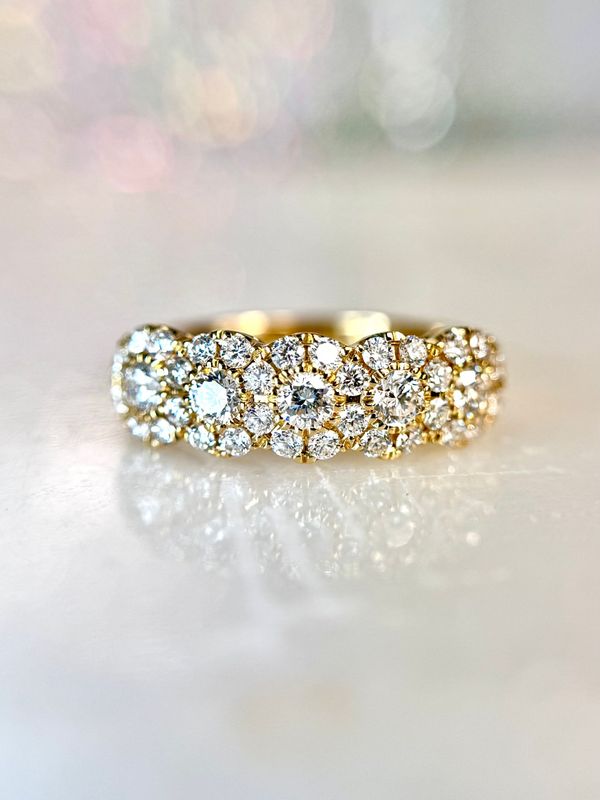 25292129  14k Yellow Gold Diamond Fashion Ring