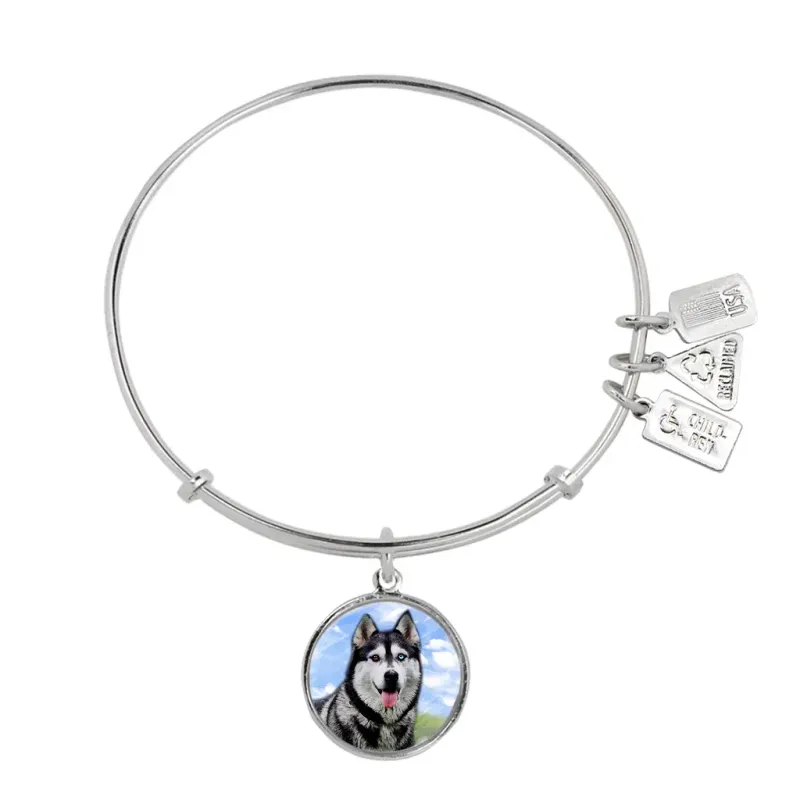 WF-758S Wind & Fire Expandable Husky Charm Bracelet WF-758S Wind & Fire Expandable Husky Charm Bracelet