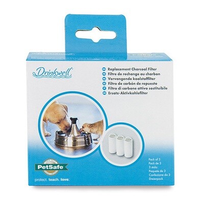 PetSafe® Drinkwell® 360 Pet Fountain Replacement Charcoal Filters, 3-Pack