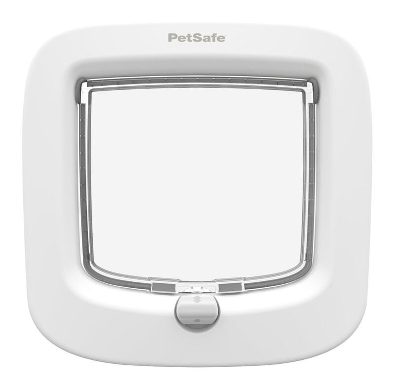 PetSafe® Manual-Locking Cat Flap (White)