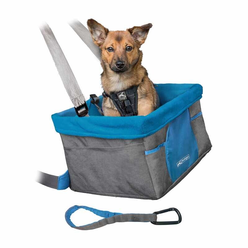 Heather Booster Seat, Charcoal/Blue