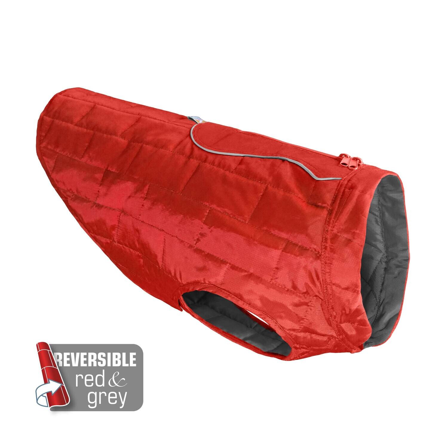 Loft Jacket, SIZE/COLOUR: SMALL - Chili Red/Charcoal