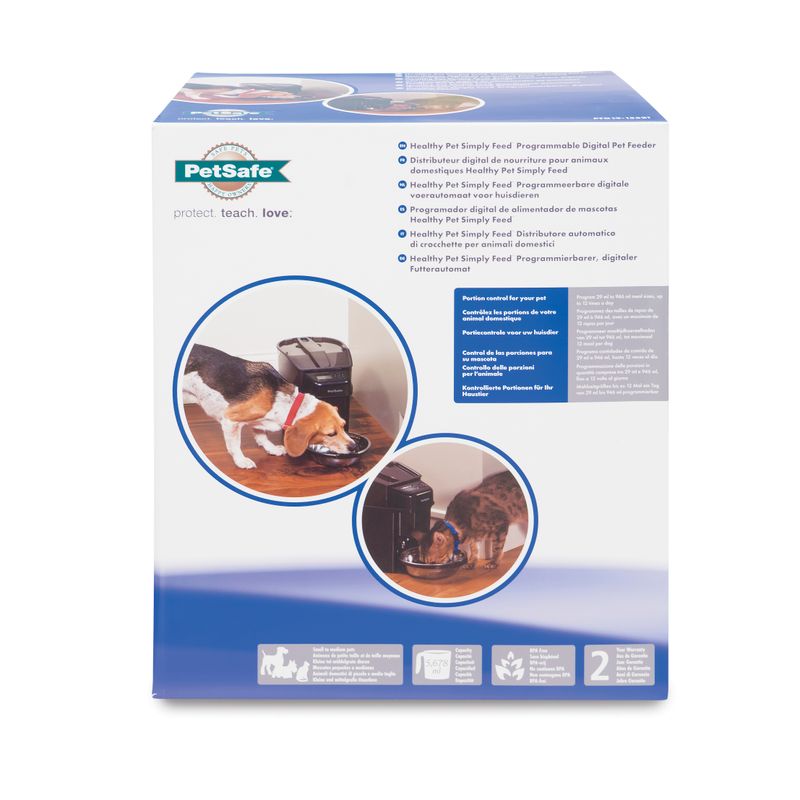 PetSafe® Healthy Pet Simply Feed™ Programmable Digital Pet Feeder PetSafe® Healthy Pet Simply Feed™ Programmable Digital Pet Feeder