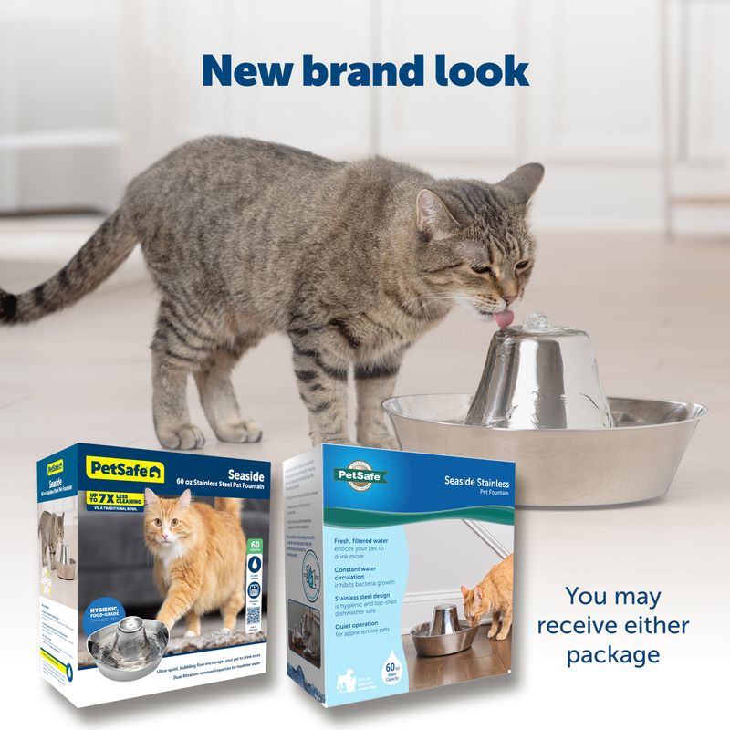 PetSafe® Seaside Stainless Steel Pet Fountain